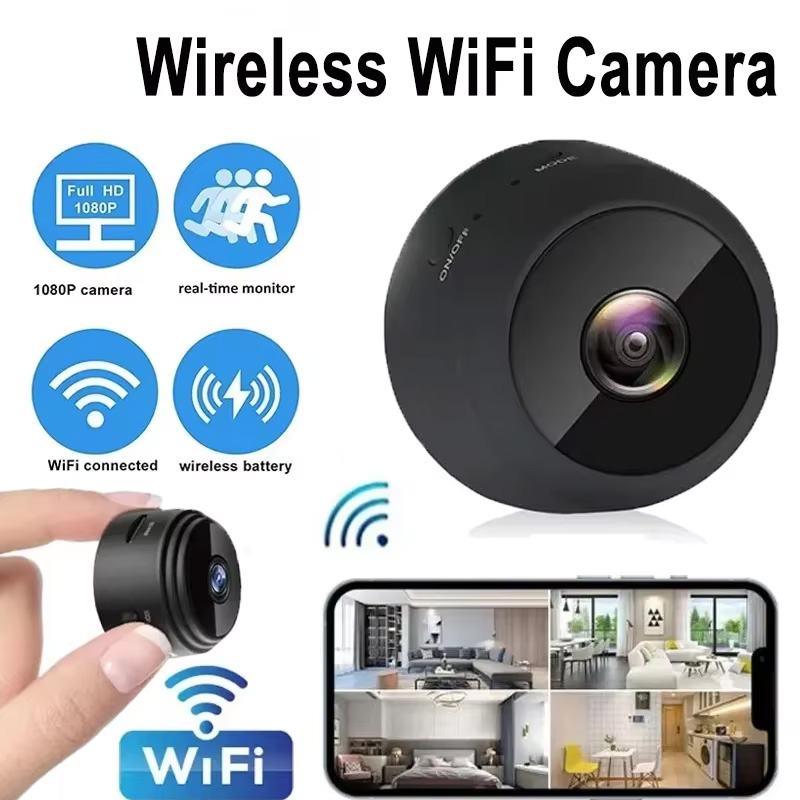 Home Security Systems With Cameras - New A9 Camera Wifi 1080p HD