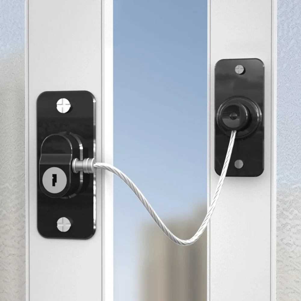 Home Security For Windows - Children Safety Windows Lock Multi-Functional Anti-Fall