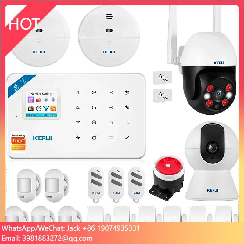KERUI W181 Tuya Smart APP Home - đánh giá và giá Home Security Systems With Cameras