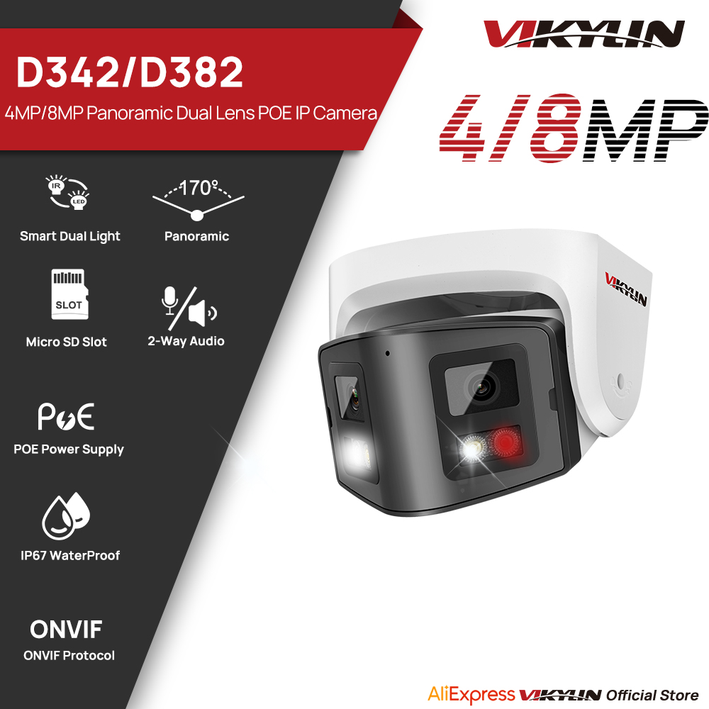Vikylin Panoramic 4/8MP Dual L - đánh giá và giá Home Security System Hikvision