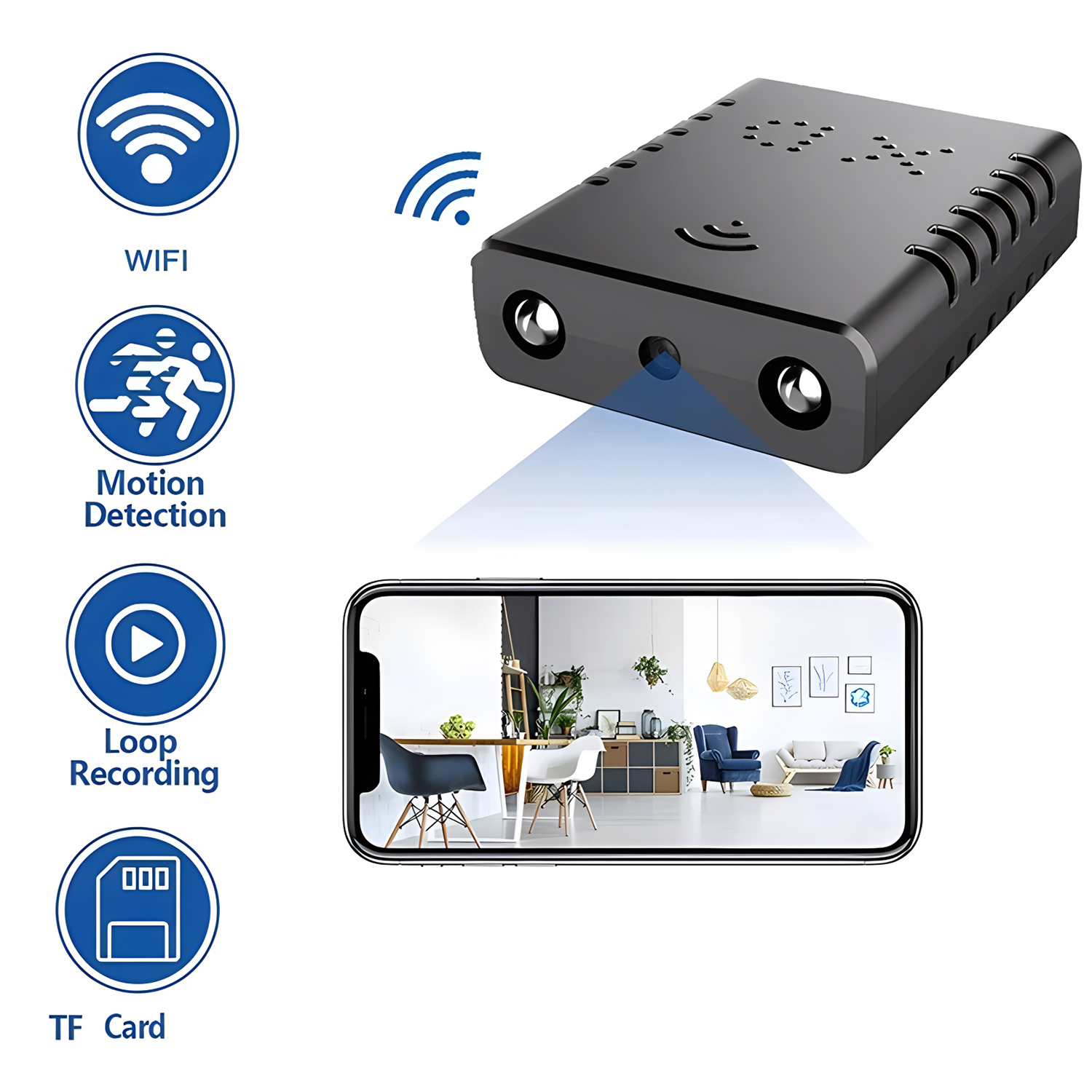XD Mini Camera Full HD 1080P S - đánh giá và giá Home Security Recorder