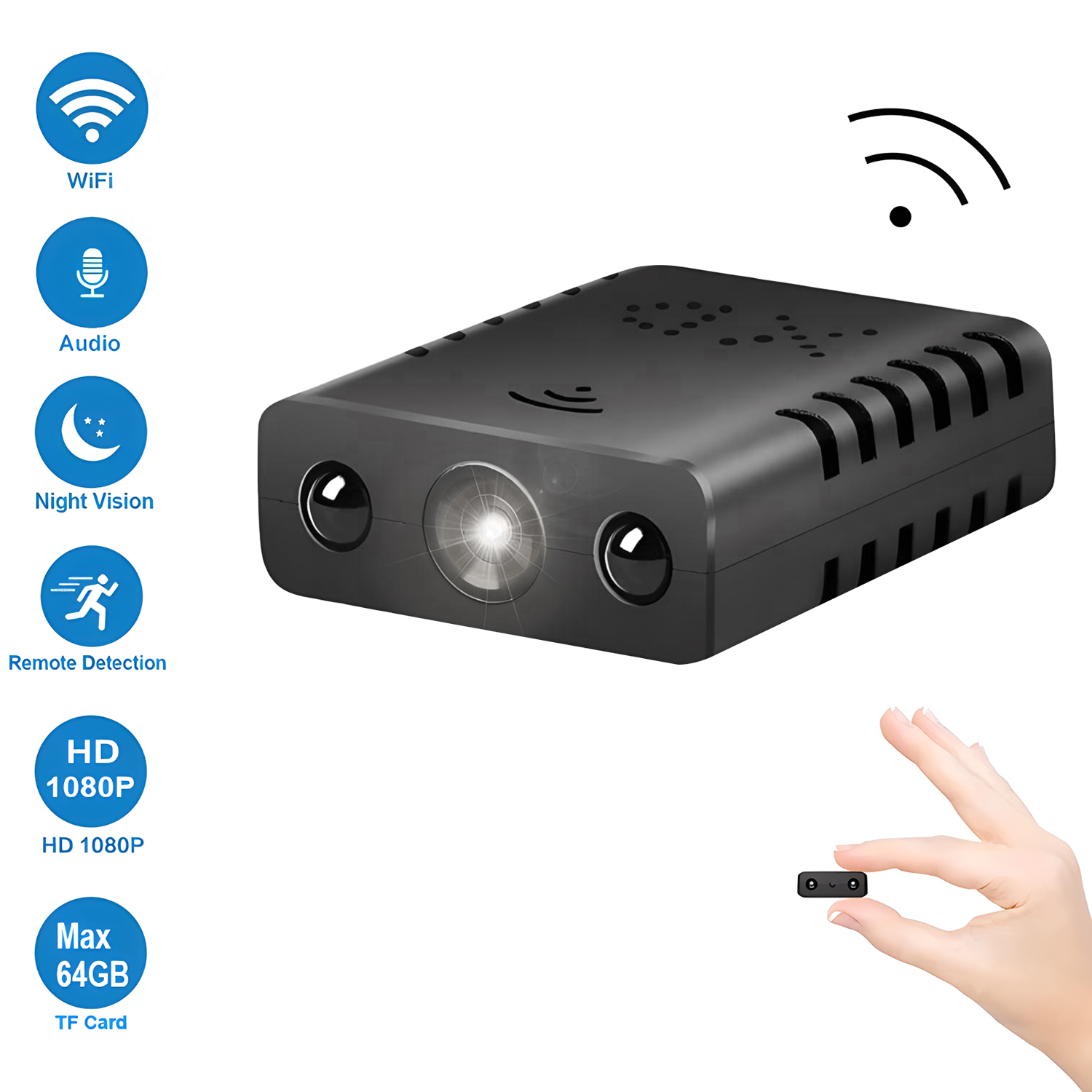 XD Mini Camera Full HD 1080P S - đánh giá và giá Home Security Recorder