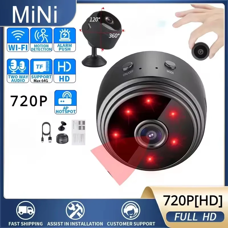 Wireless WiFi Camera A9 Mini V - đánh giá và giá Home Security Recorder
