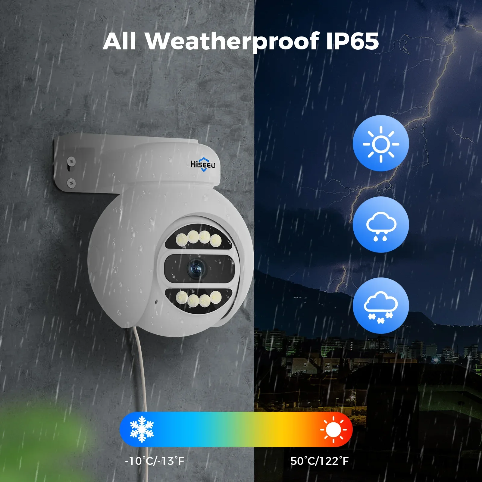 Hiseeu Automatic Tracking 5mp  - đánh giá và giá Home Security Systems With Cameras