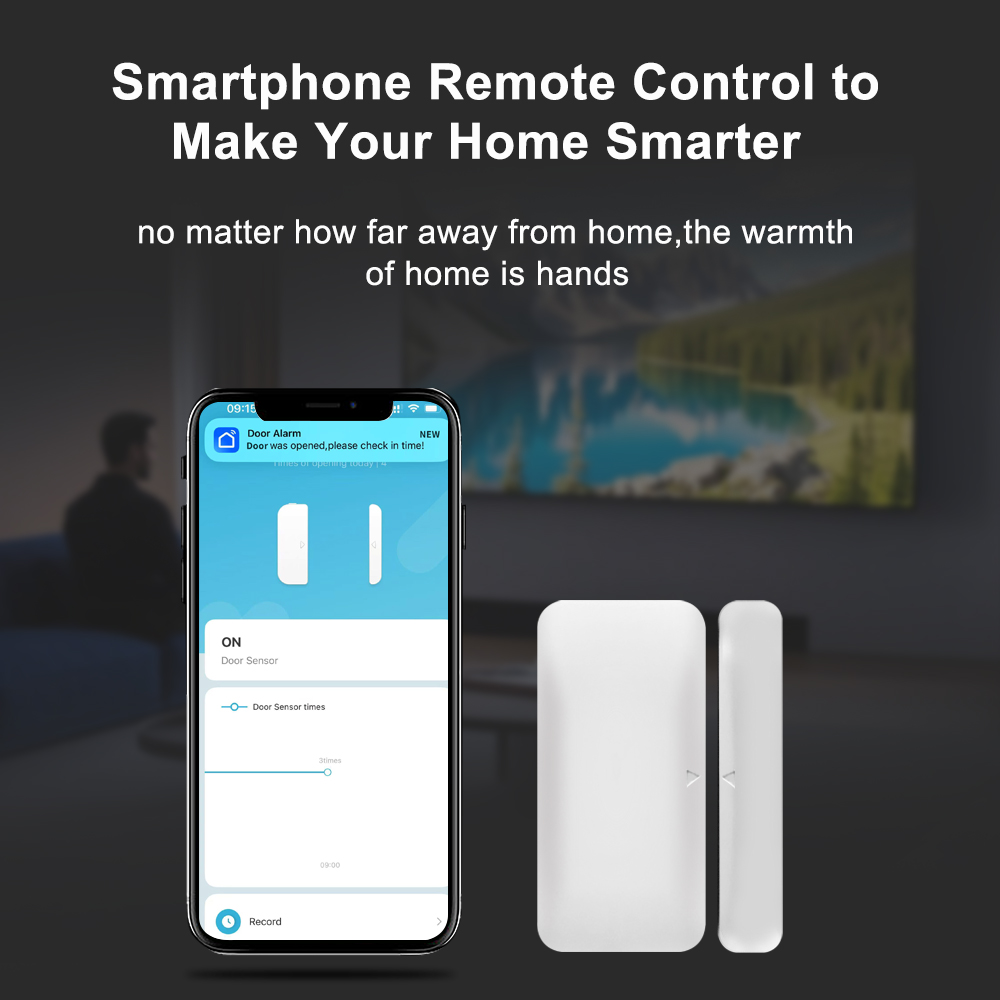 Tuya Zigbee Wireless Door Wind - đánh giá và giá Home Security Equipment