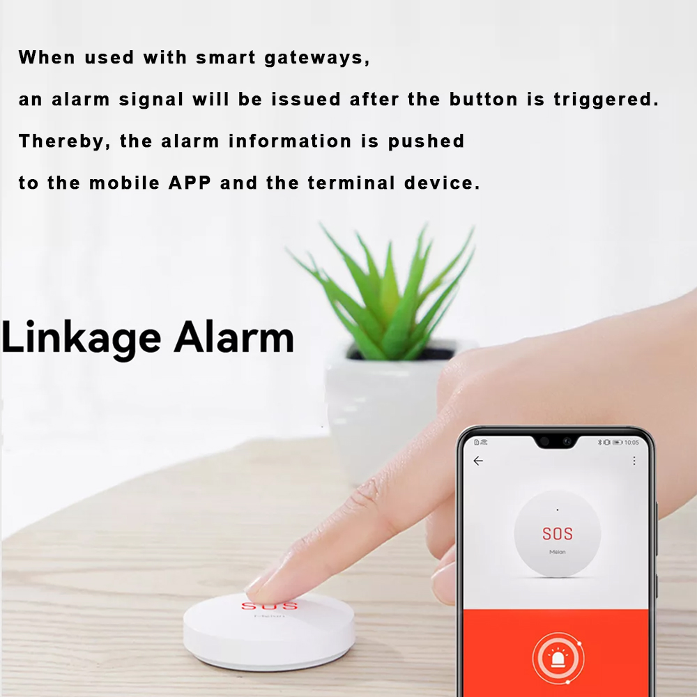 Zigbee Tuya Khẩn Cấp SOS Nút N - đánh giá và giá Home Security Equipment