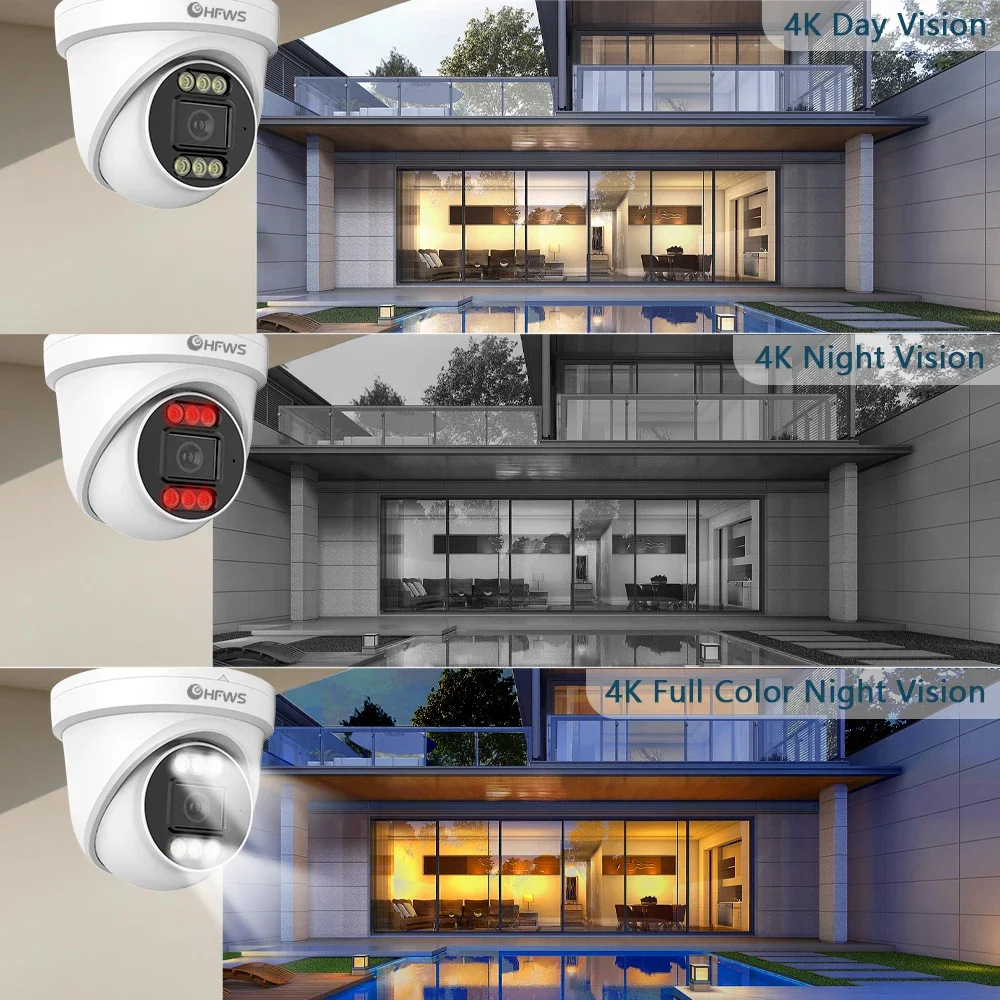OEM 8MP 4K 25FPS PoE IP Camera - đánh giá và giá Home Security Systems With Cameras