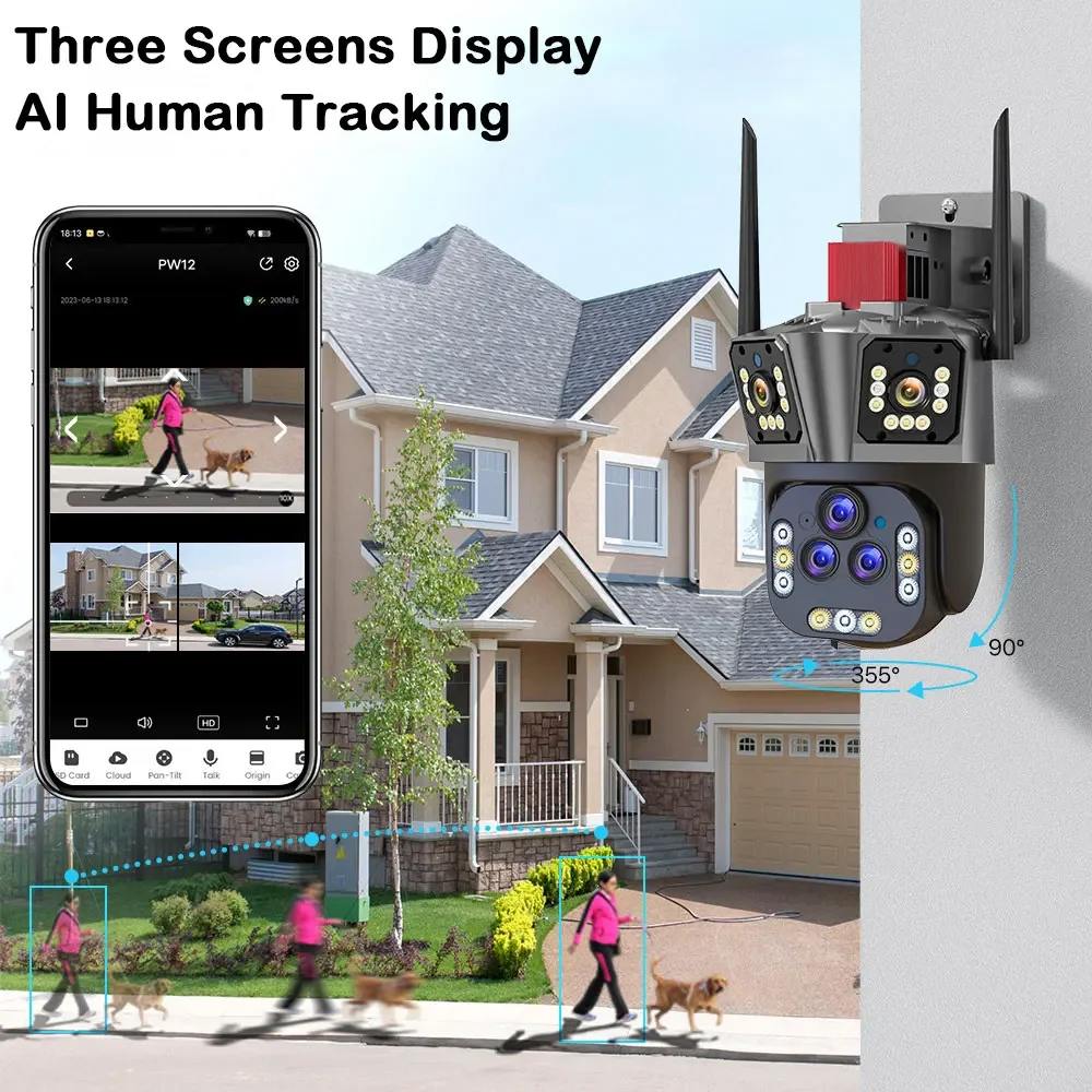 Ultra 20MP 10K WIFI PTZ Contro - đánh giá và giá Home Security Recorder
