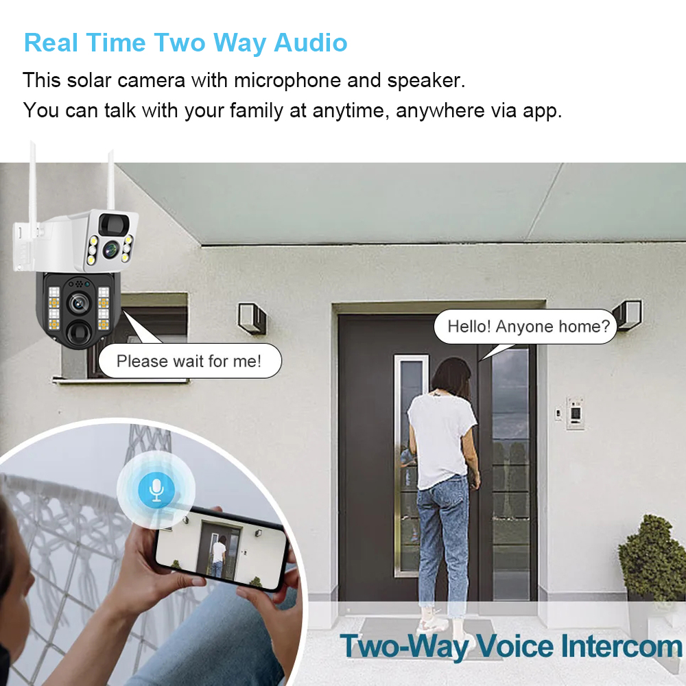 WiFi/4G Solar Camera IP CCTV S - đánh giá và giá Home Security Systems With Cameras