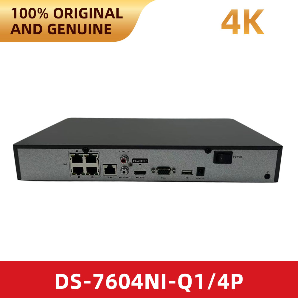 Original Hikvision DS-7604NI-Q - đánh giá và giá Home Security System Hikvision