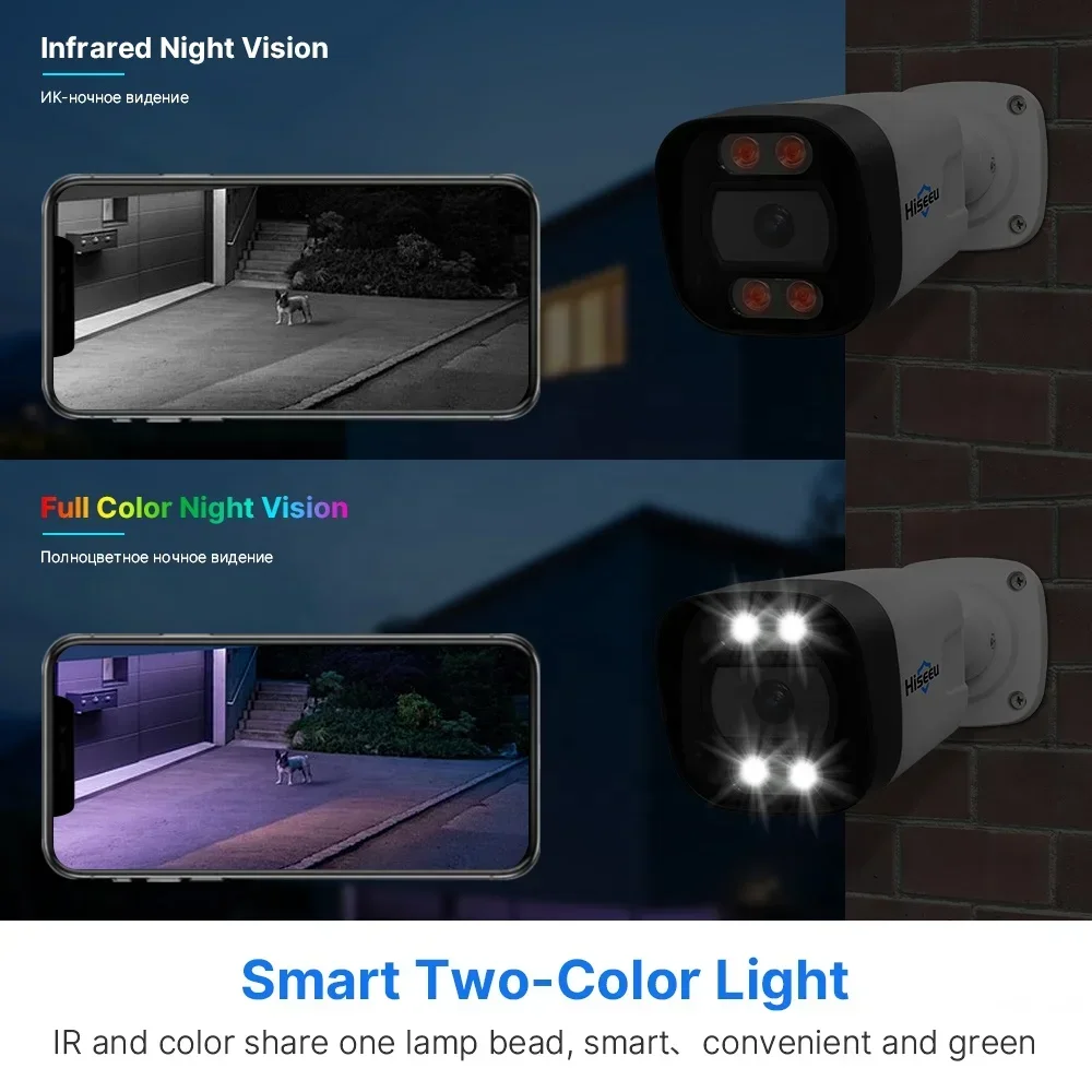 Hiseeu 4K 8channel 8mp Outdoor - đánh giá và giá Home Security Systems With Cameras