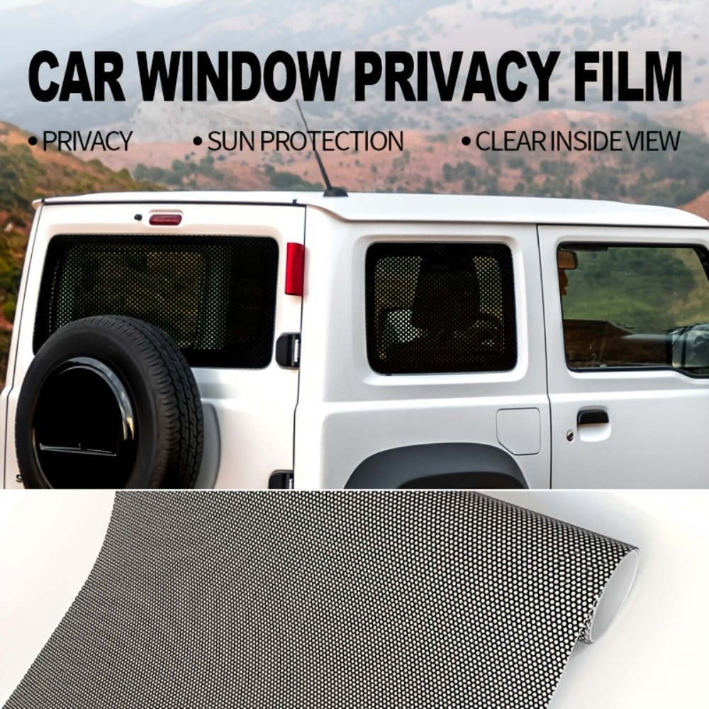1Roll Black Perforated Vinyl P - đánh giá và giá Home Security For Windows