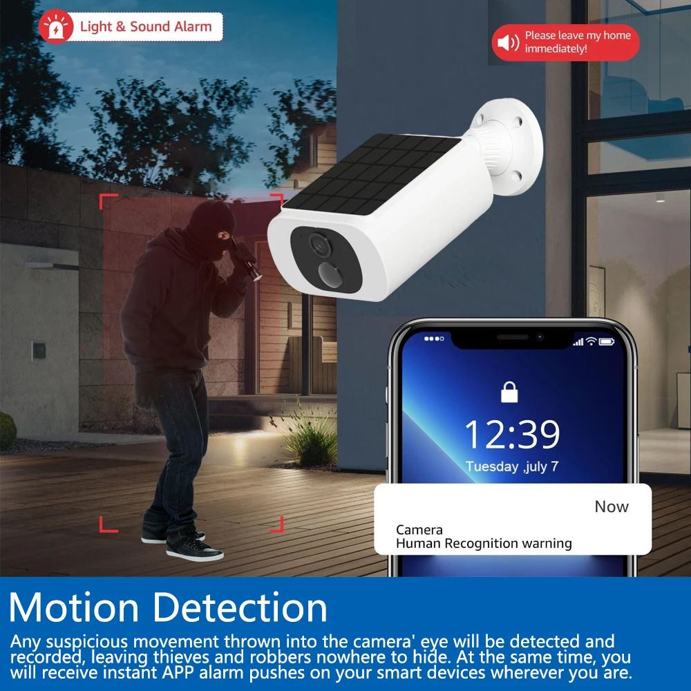 Tuya 5MP Solar Security Camera - đánh giá và giá Home Security Monitoring System