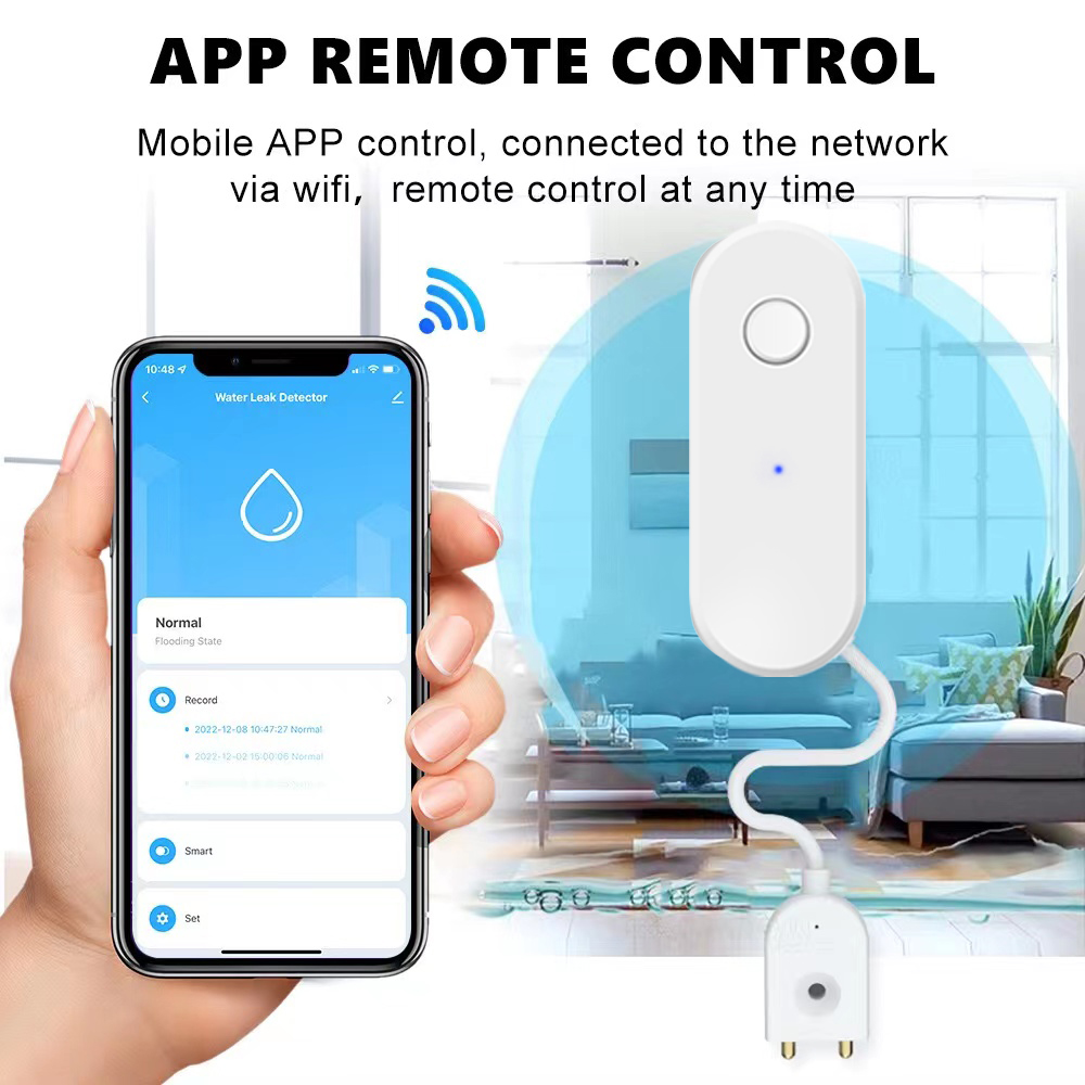 Tuya WiFi Smart Water Leak Sen - đánh giá và giá Home Security Equipment